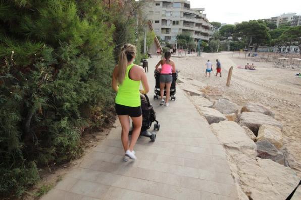 walking on the Camí de Ronda