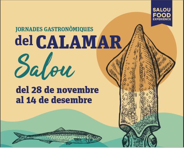 Cartell de les Jornades Gastronòmiques del Calamar 2025