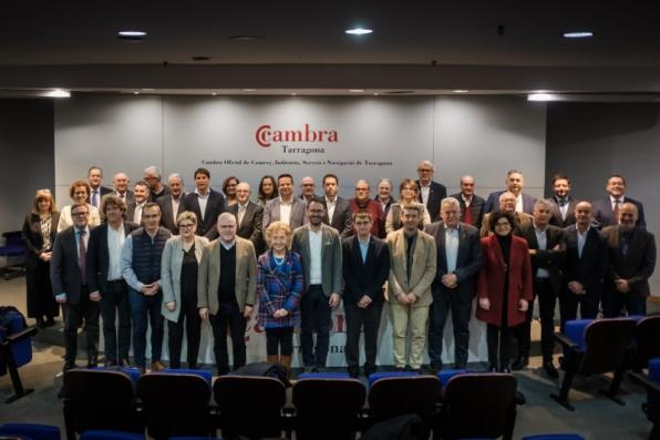 Els participants, reunits a la Cambra de Tarragona.