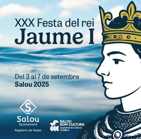 Cartell festa Rei Jaume I de Salou 2025