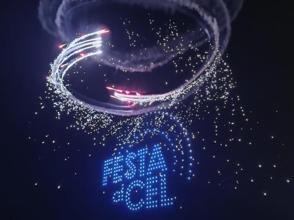 Salou acoge de nuevo el festival de acrobacias la Festa al Cel 