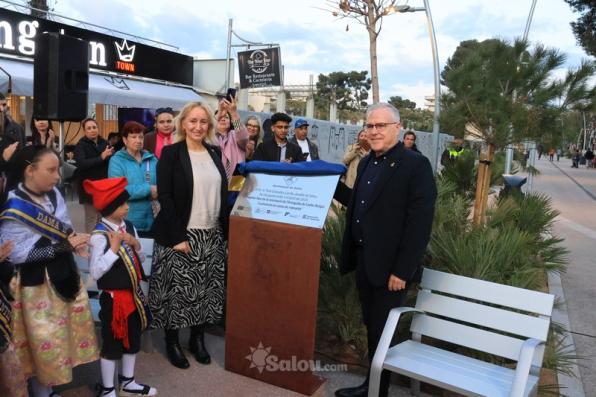 El alcalde de Salou y la subdelegada del gobierno español