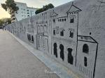 El mural con los elementos identificativos de Salou