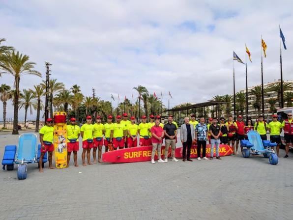 Presentació de la Comissaria de Platja i servei de socorrisme. Cedida