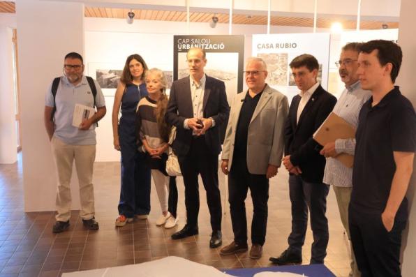 Momento de la visita al Aula de Arquitectura Antonio Bonet Castellana