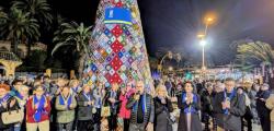 The highest crochet Christmas tree in Catalonia is in Salou