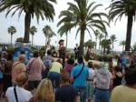 Portaventura sings with Woody and the children