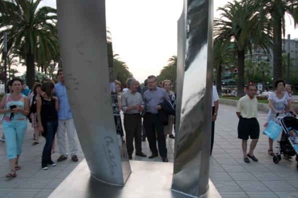 Escultures monumentals de Clemente Ochoa al passeig Jaume I de Salou