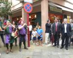 The group of troubadours 'Zip' opens the Medieval Market in Salou