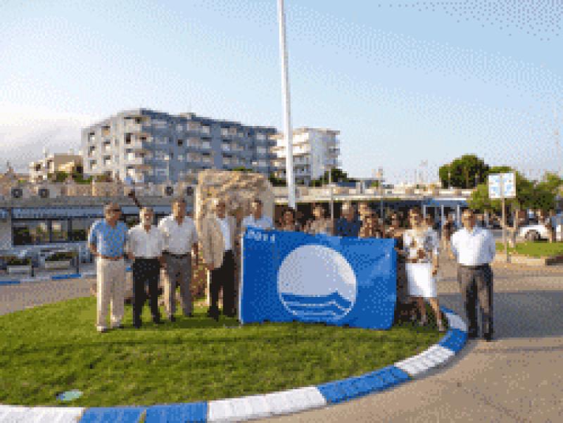 Bandera Blava al Club N&agrave;utic de Hospitalet-Vandell&ograve;s