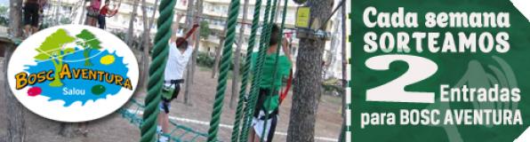 Participa en el sorteo semanal de dos entradas para ir a Bosc Aventura Salou 2