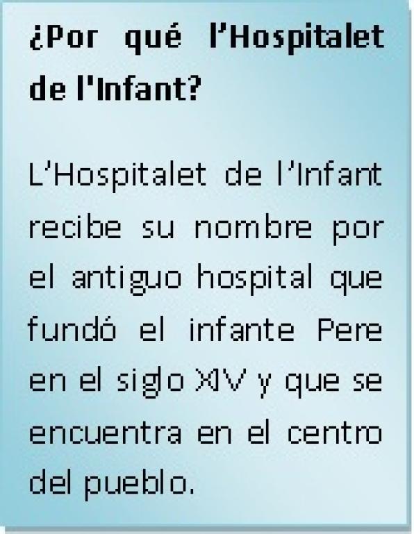 Patronato de Turismo de l'Hospitalet de l'Infant y La Vall de Llors 4