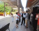 The Mayor and the Councillor of Commerce visited the area of ​​Avenida Andorra